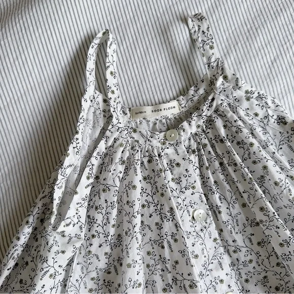 Soor ploom Prim Dress, Vine Print 2Y